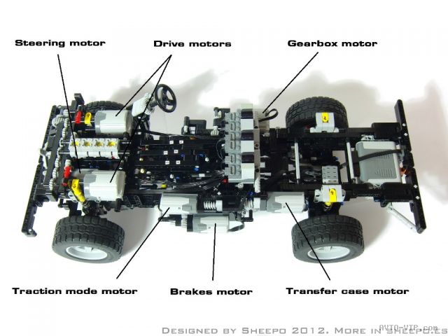 Land-Rover Defender из конструктора Лего