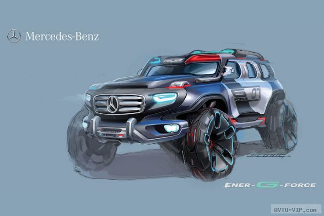 Mercedes-Benz G-Force 2025 год - полицейские автомобили будущего
