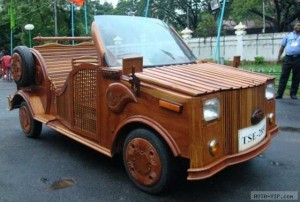 Подробнее о статье Деревянный автомобиль из Индии