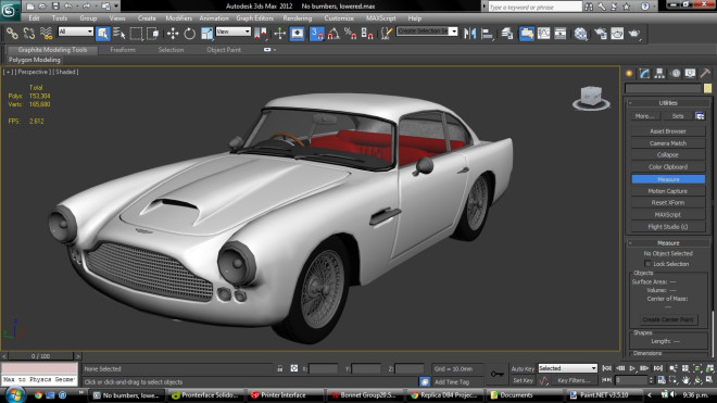 3D копия Aston Martin DB4